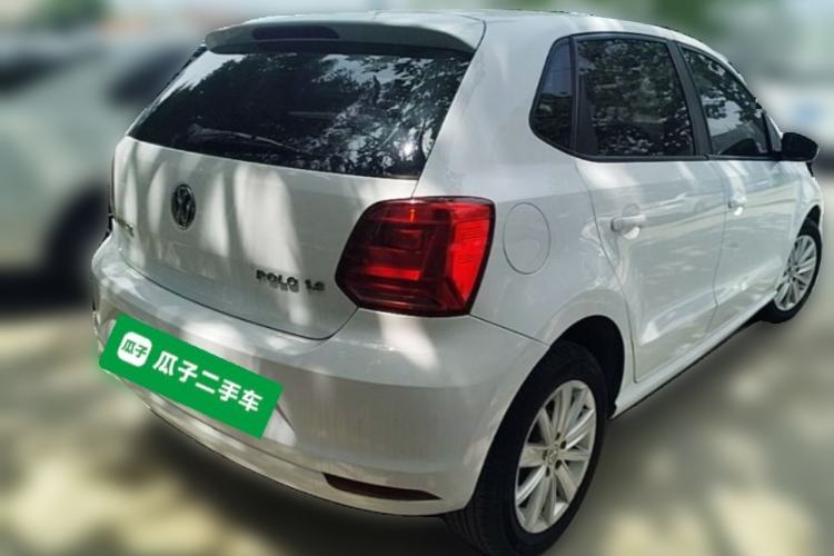 Used Volkswagen Polo 2014 1.6L Automatic Comfort Edition Rear Right 45 Deg