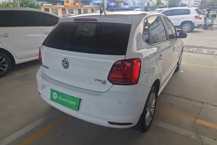 Used Volkswagen Polo 2014 1.6L Automatic Comfort Edition Rear Right 45 Deg