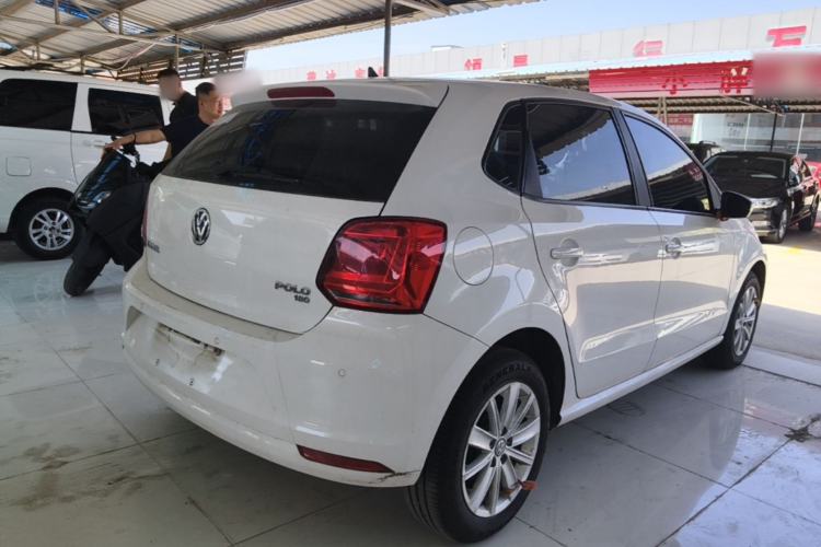 Used Volkswagen Polo 2014 1.6L Automatic Comfort Edition Rear Right 45 Deg
