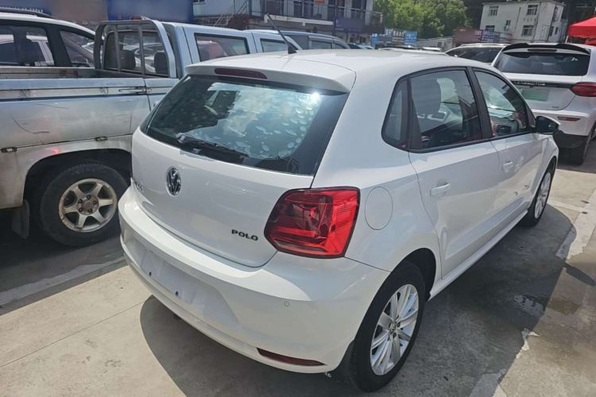Used Volkswagen Polo 2014 1.4L Automatic Comfort Edition Rear Right 45 Deg