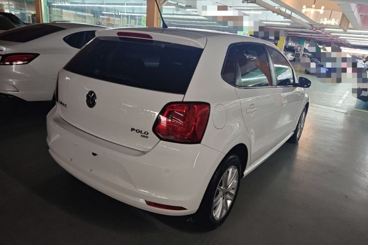 Used Volkswagen Polo 2014 1.6L Automatic Comfort Edition Rear Right 45 Deg