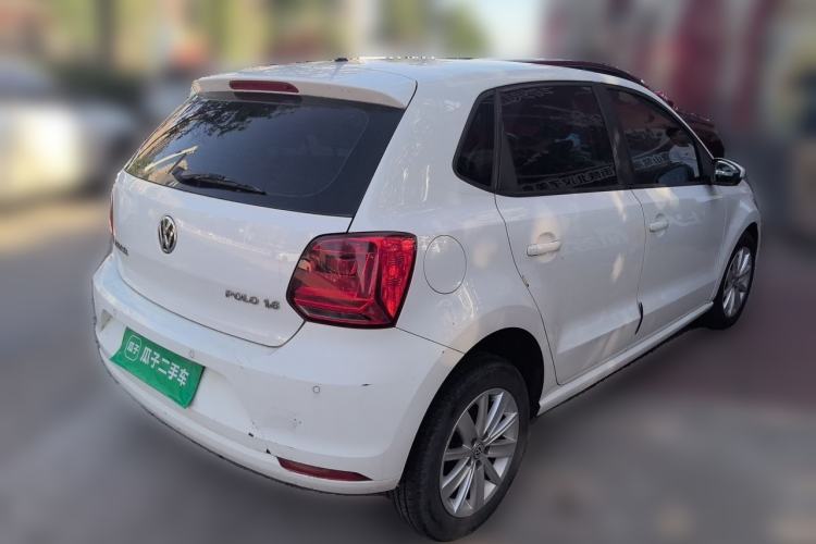 Used Volkswagen Polo 2014 1.6L Automatic Comfort Edition Rear Right 45 Deg