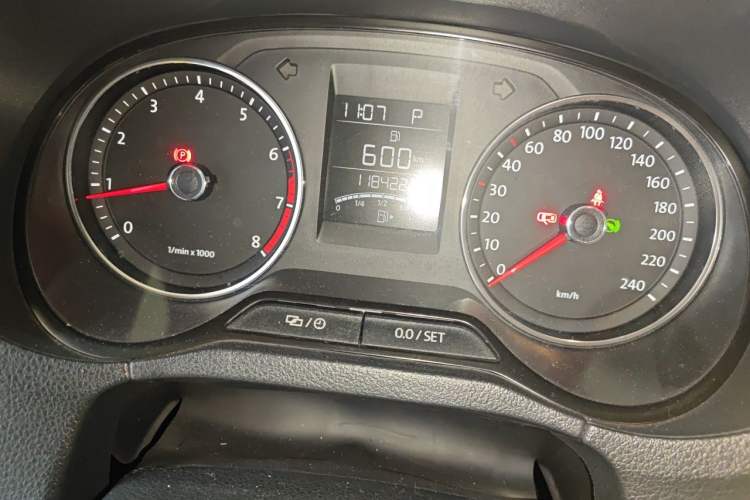 Used Volkswagen Polo 2014 1.4L Automatic Comfort Edition Odometer Close Up