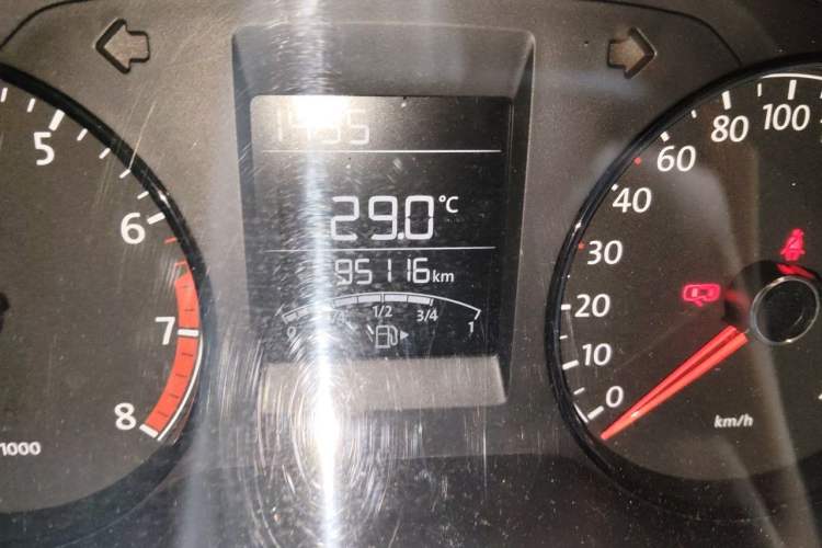 Used Volkswagen Polo 2014 1.4L Manual Fashion Edition Odometer Close Up