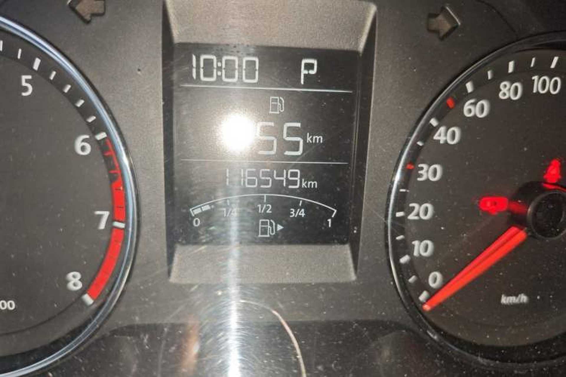 Used Volkswagen Polo 2014 1.6L Cross Polo Automatic Odometer Close Up