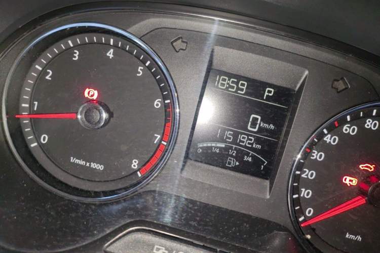 Used Volkswagen Polo 2014 1.6L Cross Polo Automatic Odometer Close Up