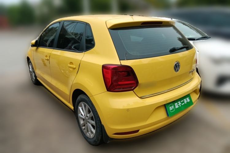 Used Volkswagen Polo 2014 1.6L Automatic Luxury Edition Rear Left 45 Deg