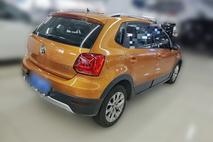 Used Volkswagen Polo 2014 1.6L Automatic Luxury Edition Rear Right 45 Deg