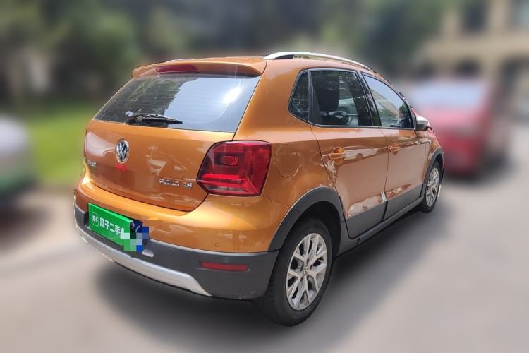 Used Volkswagen Polo 2014 1.6L Cross Polo Automatic Rear Right 45 Deg