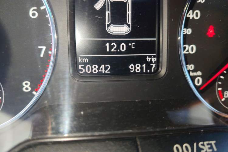 Used Volkswagen Polo 2015 1.4TSI GTI Odometer Close Up