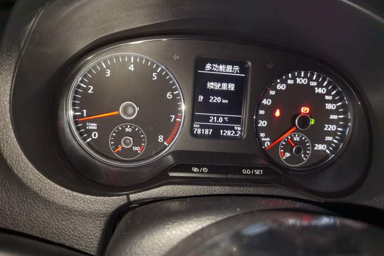 Used Volkswagen Polo 2015 1.4TSI GTI Odometer Close Up
