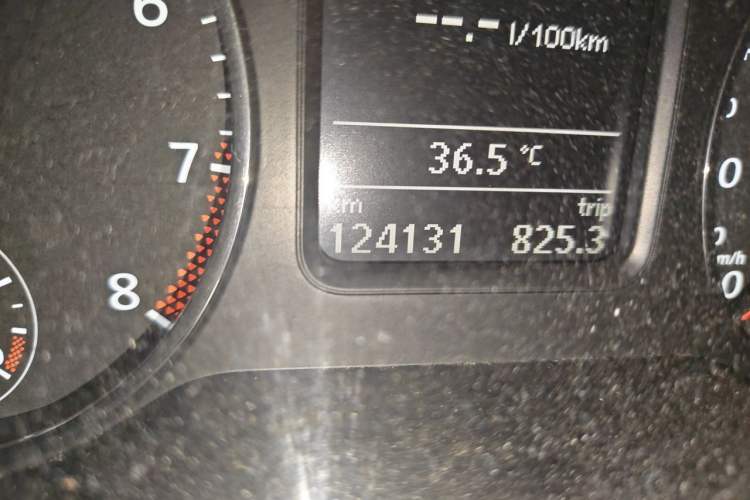 Used Volkswagen Polo 2015 1.4TSI GTI Odometer Close Up