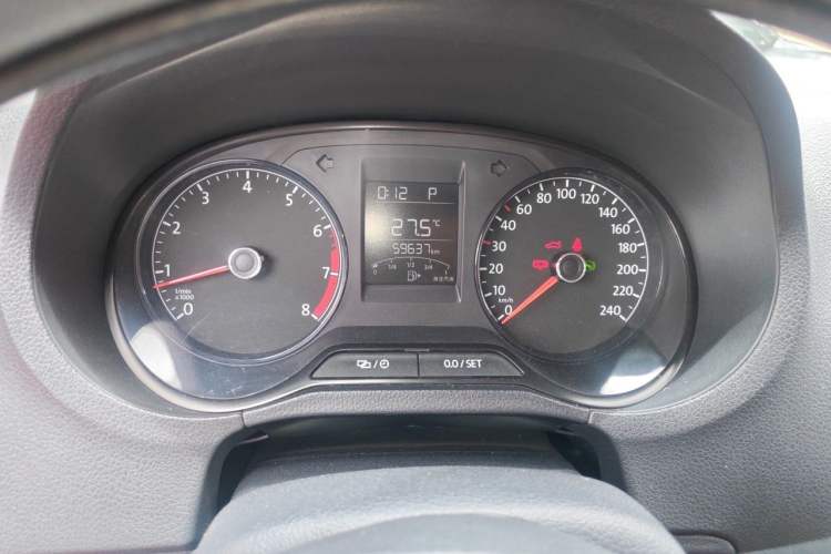 Used Volkswagen Polo 2016 1.4L Automatic Trendy Model Odometer Close Up