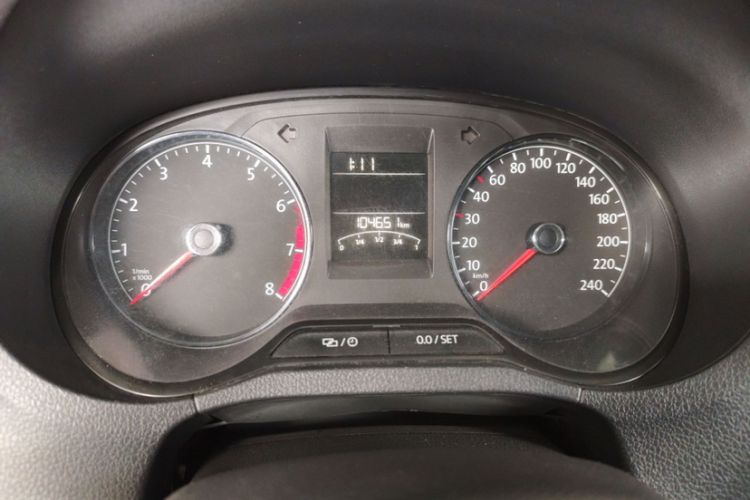 Used Volkswagen Polo 2016 1.4L Automatic Trendy Model Odometer Close Up