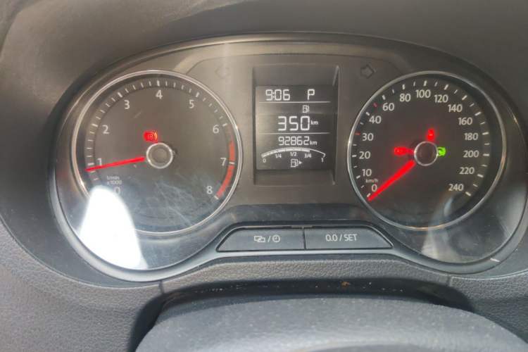 Used Volkswagen Polo 2016 1.6L Cross Polo Automatic Odometer Close Up