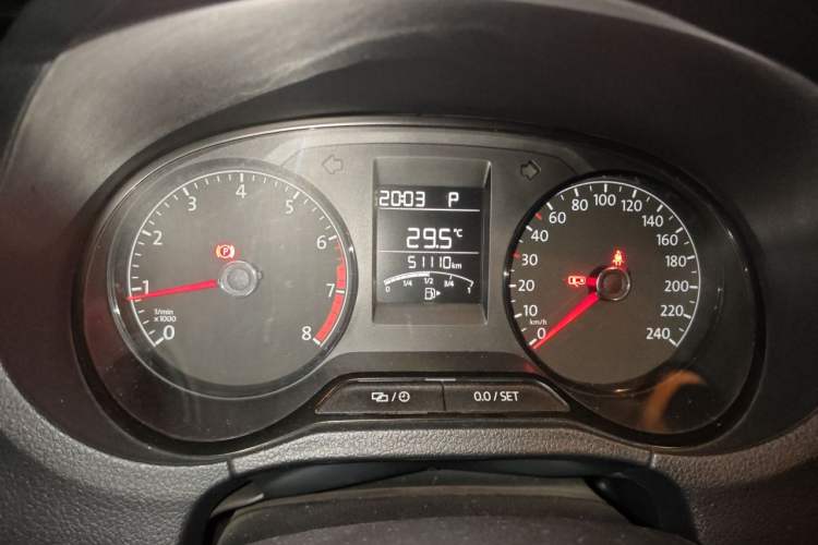 Used Volkswagen Polo 2016 1.4L Cross Polo Automatic Odometer Close Up