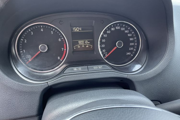 Used Volkswagen Polo 2016 1.6L Automatic Luxury Model Odometer Close Up