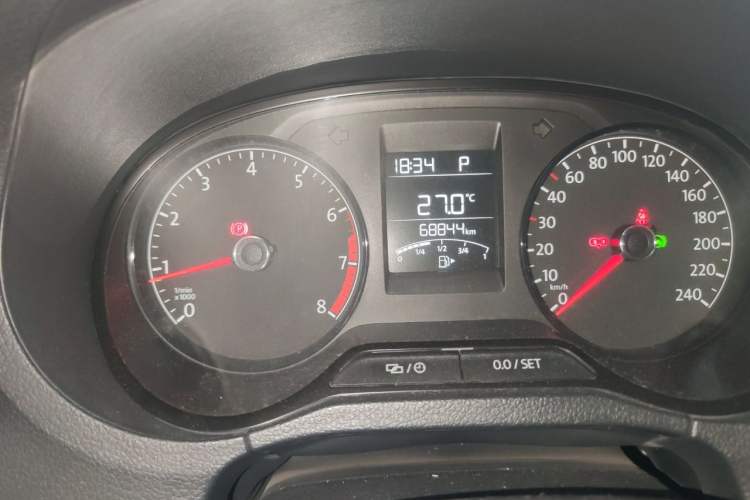 Used Volkswagen Polo 2016 1.4L Automatic Trendy Model Odometer Close Up