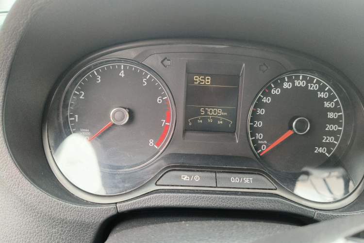 Used Volkswagen Polo 2016 1.4L Automatic Trendy Model Odometer Close Up