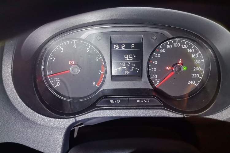 Used Volkswagen Polo 2016 1.4L Automatic Trendy Model Odometer Close Up