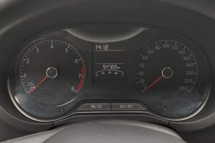 Used Volkswagen Polo 2016 1.4L Cross Polo Automatic Odometer Close Up