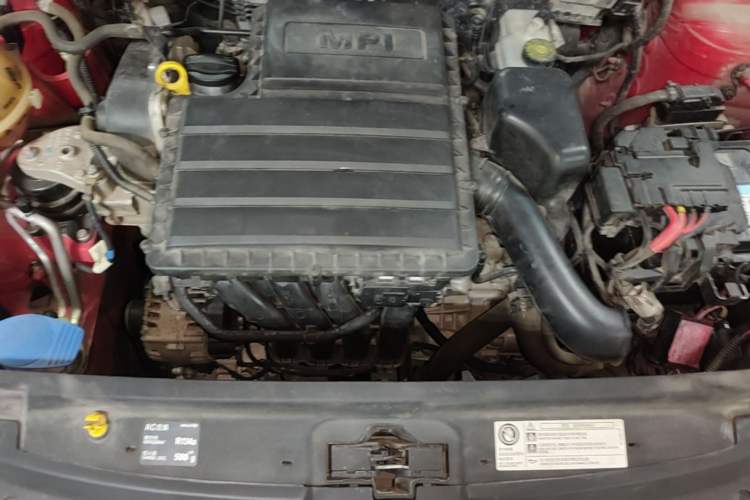 Used Volkswagen Polo 2016 1.4L Automatic Trendy Model Engine Bay