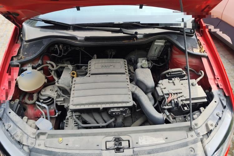 Used Volkswagen Polo 2016 1.4L Automatic Trendy Model Engine Bay