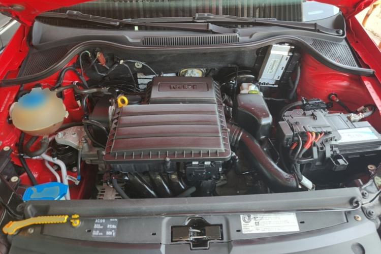 Used Volkswagen Polo 2016 1.4L Automatic Trendy Model Engine Bay