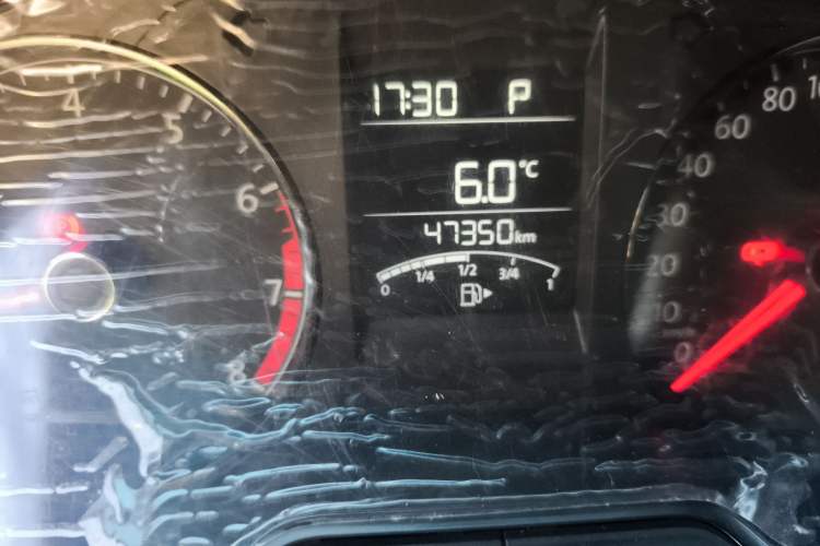 Used Volkswagen Polo 2016 1.4L Automatic Trendy Model Odometer Close Up