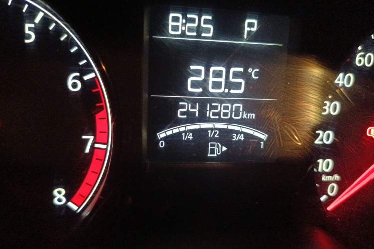 Used Volkswagen Polo 2016 1.4L Automatic Trendy Model Odometer Close Up