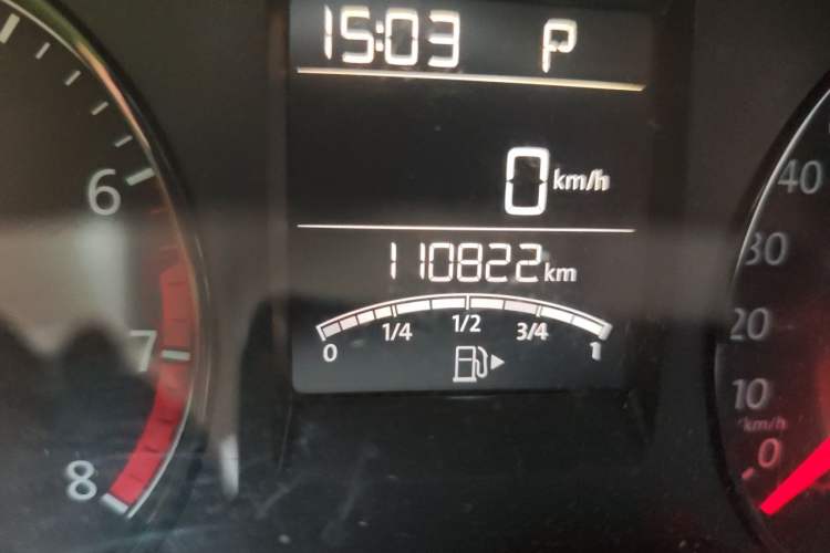Used Volkswagen Polo 2016 1.4L Automatic Trendy Model Odometer Close Up
