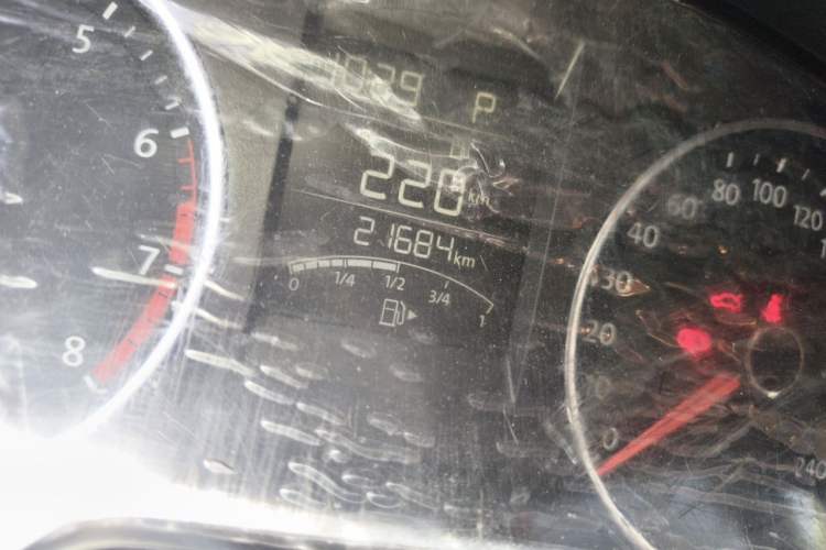 Used Volkswagen Polo 2016 1.6L Automatic Comfort Model Odometer Close Up