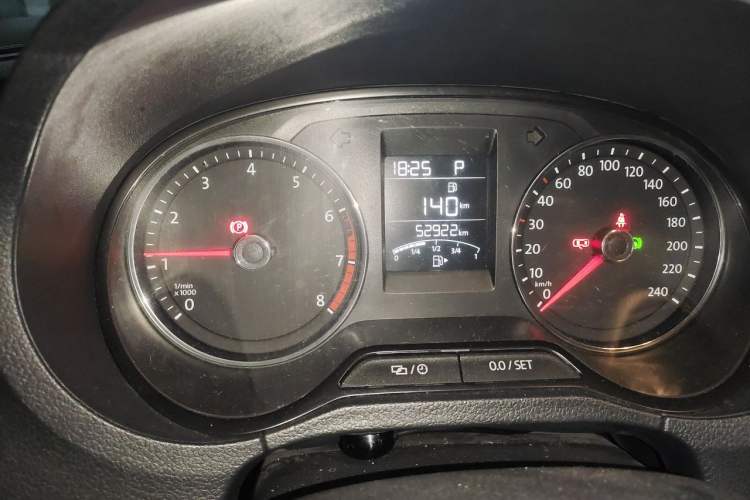 Used Volkswagen Polo 2016 1.6L Automatic Comfort Model Odometer Close Up