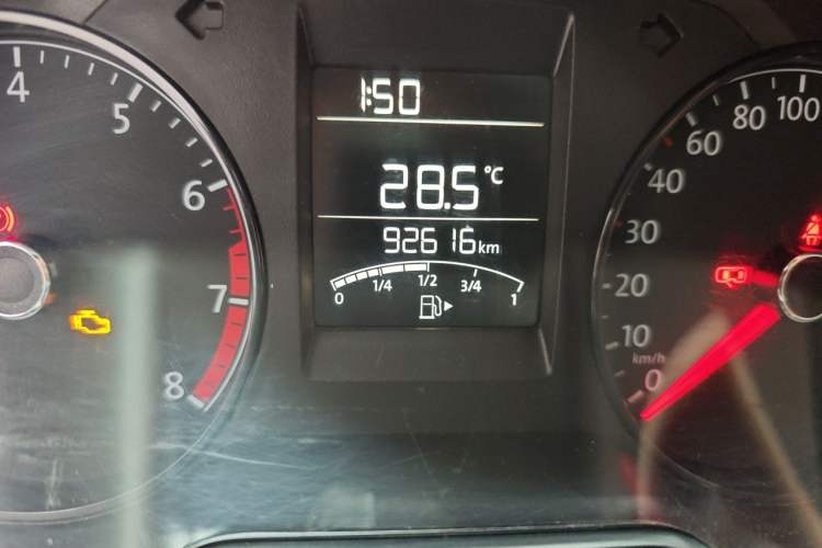 Used Volkswagen Polo 2016 1.4L Manual Fashion Model Odometer Close Up