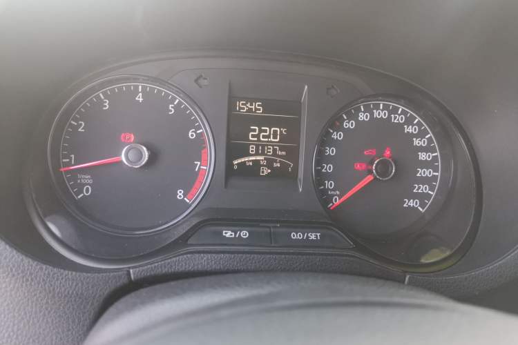 Used Volkswagen Polo 2016 1.4L Manual Fashion Model Odometer Close Up