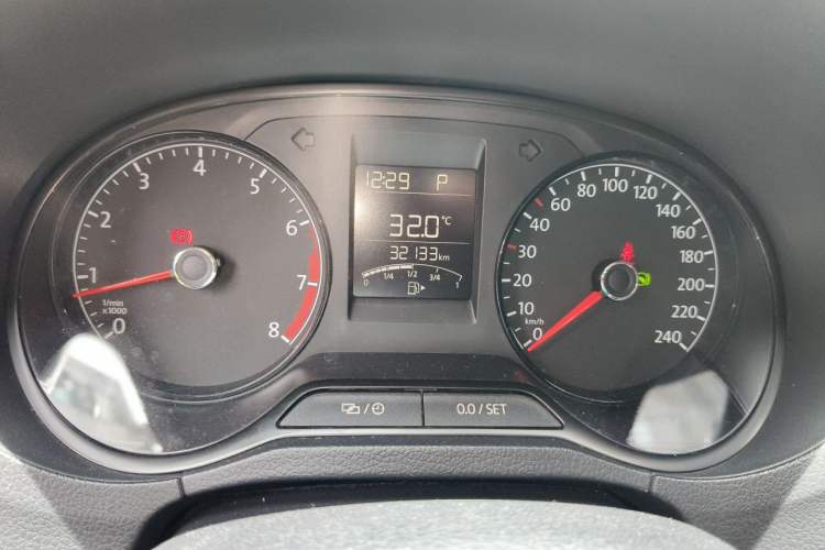 Used Volkswagen Polo 2016 1.4L Automatic Trendy Model Odometer Close Up