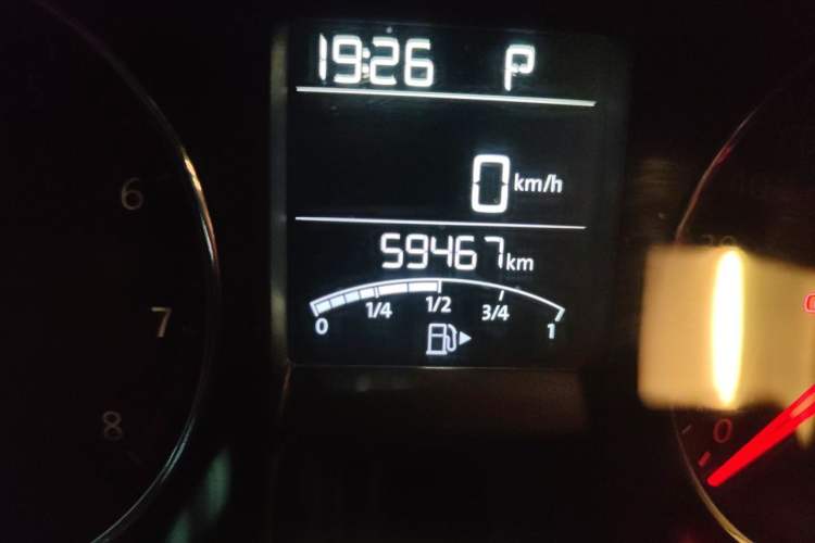 Used Volkswagen Polo 2016 1.6L Automatic Comfort Model Odometer Close Up