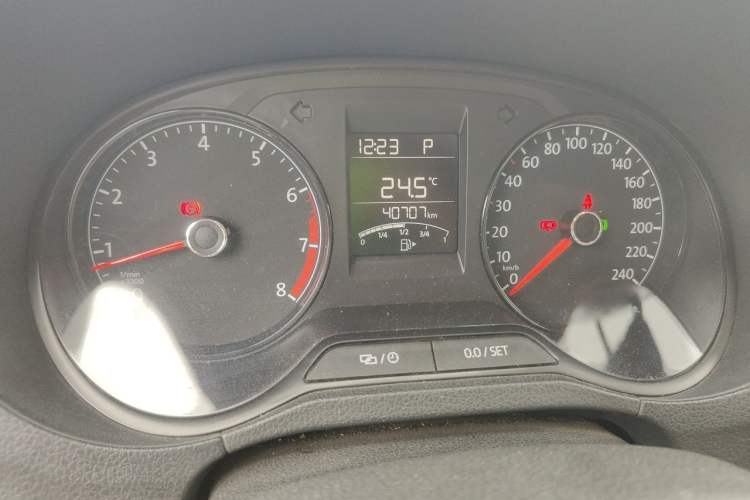 Used Volkswagen Polo 2016 1.4L Automatic Trendy Model Odometer Close Up
