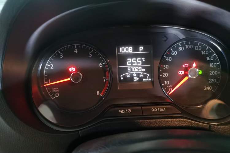 Used Volkswagen Polo 2016 1.4L Automatic Trendy Model Odometer Close Up