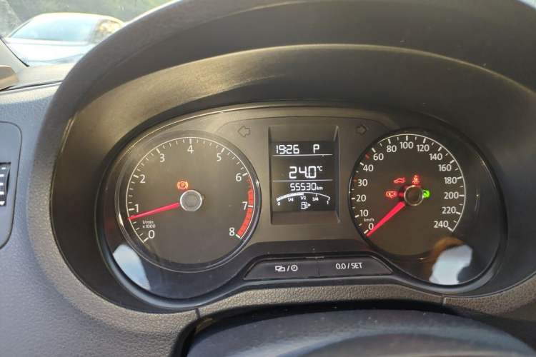 Used Volkswagen Polo 2016 1.4L Automatic Trendy Model Odometer Close Up