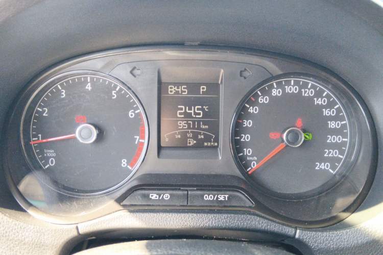 Used Volkswagen Polo 2016 1.4L Automatic Trendy Model Odometer Close Up