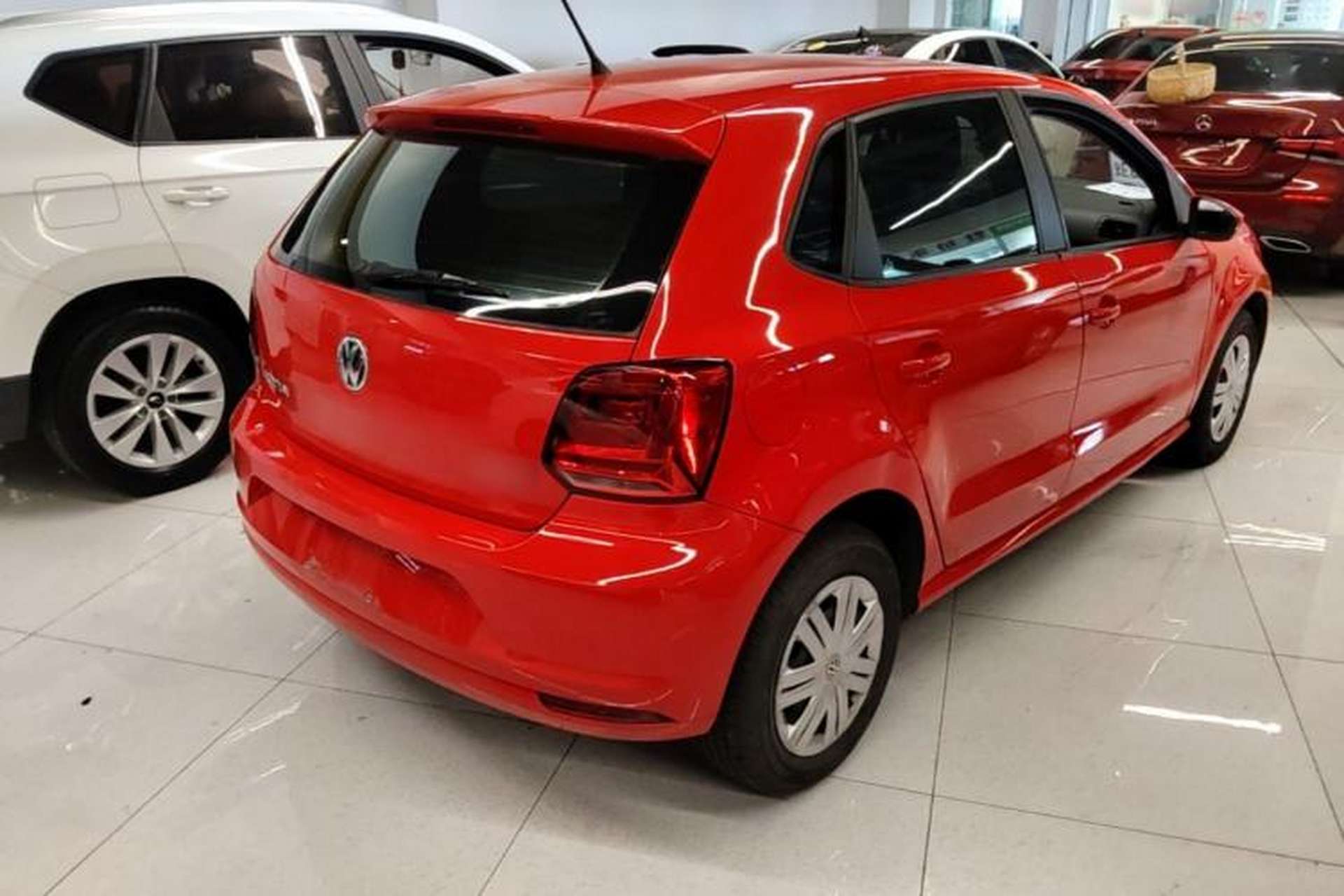 Used Volkswagen Polo 2016 1.4L Automatic Trendy Model Rear Right 45 Deg