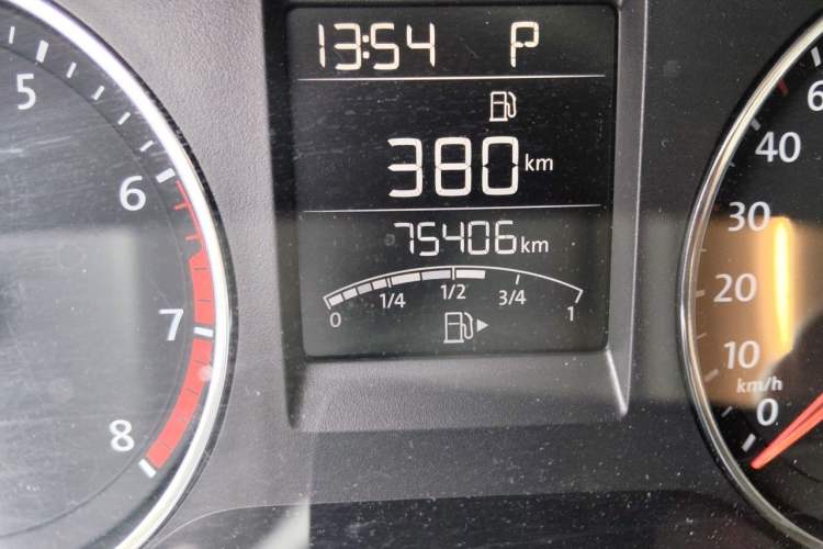 Used Volkswagen Polo 2016 1.6L Automatic Comfort Model Odometer Close Up