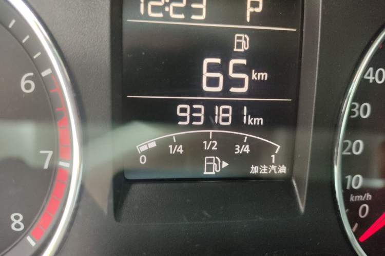 Used Volkswagen Polo 2016 1.6L Automatic Comfort Model Odometer Close Up