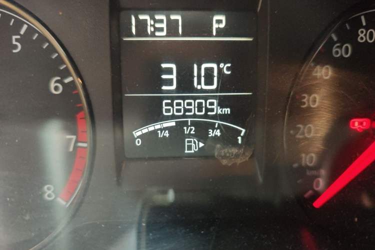 Used Volkswagen Polo 2016 1.4L Automatic Trendy Model Odometer Close Up