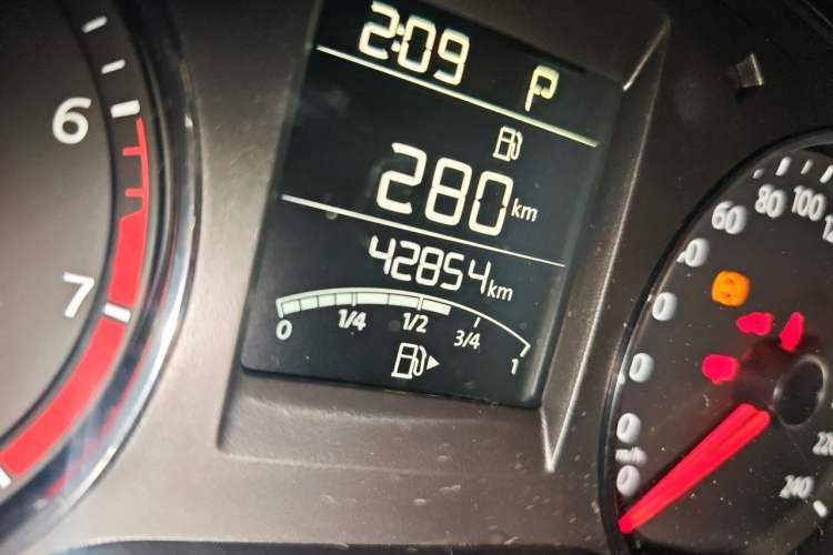 Used Volkswagen Polo 2016 1.6L Automatic Comfort Model Odometer Close Up