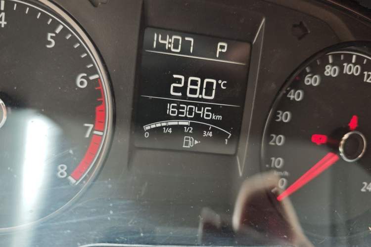 Used Volkswagen Polo 2016 1.4L Automatic Trendy Model Odometer Close Up
