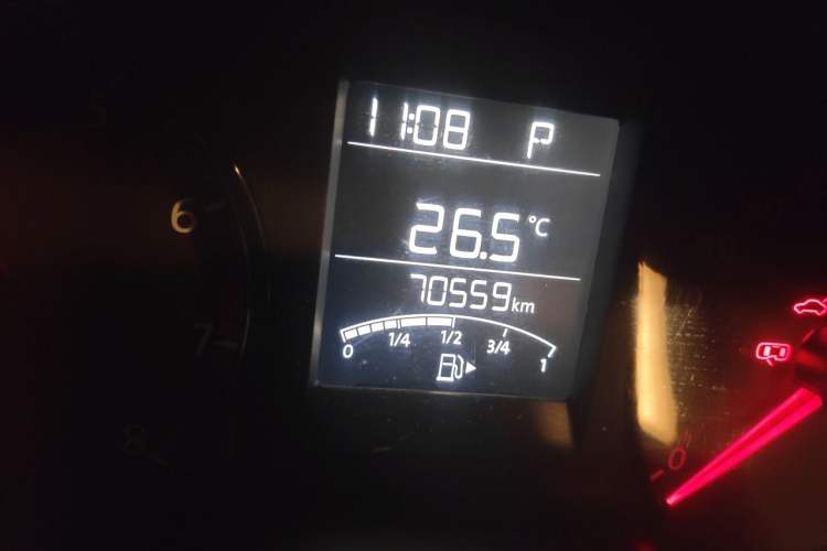 Used Volkswagen Polo 2016 1.4L Automatic Trendy Model Odometer Close Up