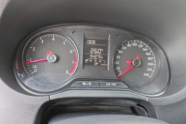 Used Volkswagen Polo 2016 1.4L Manual Fashion Model Odometer Close Up