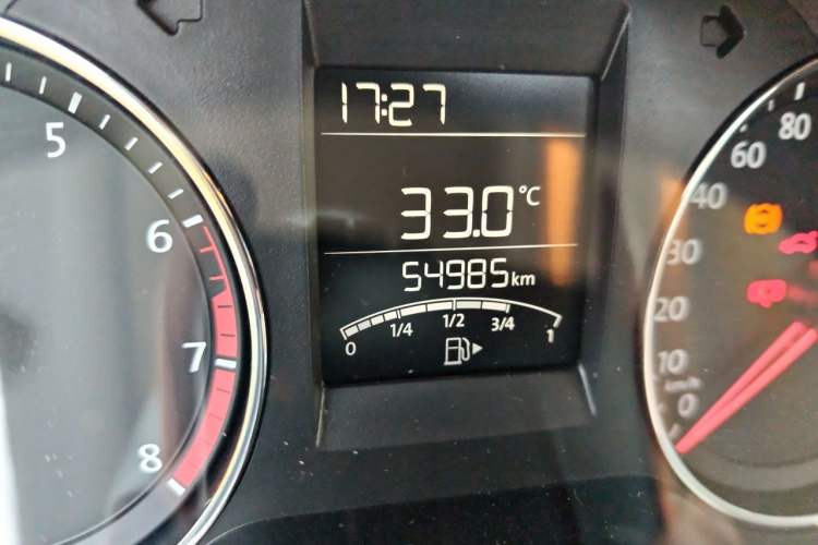Used Volkswagen Polo 2016 1.6L Manual Comfort Model Odometer Close Up